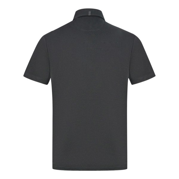 Lyle & Scott Jet Black Contour Placket Polo Shirt