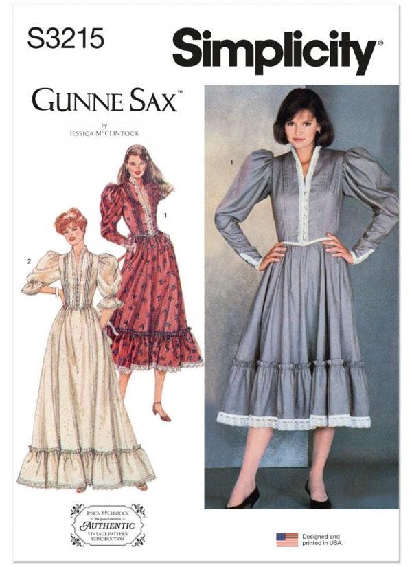 Simplicity Sewing Pattern 3215, Dresses, Vintage Style for Women, H5 (6-8-10-12-14) - Intermediate