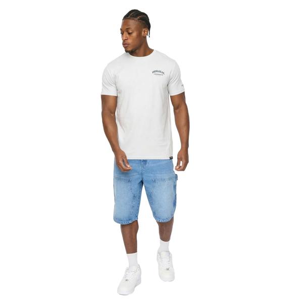Crosshatch Mens Teleman Denim Shorts - Light Wash - 
