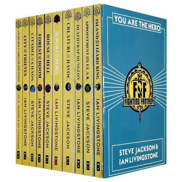 Fighting Fantasy You Are the Hero 10 Books Collection Set – Interactive Adventure Collection