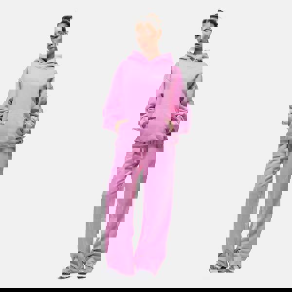 Good For Nothing Pink Contrast Stitch Relaxed Jogger - Pink Image 4