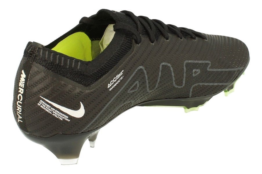 Nike Zoom Vapor 15 Elite FG Mens Football Boots Dj4978  001 - Black Dark Smoke Grey 001 - Photo 2