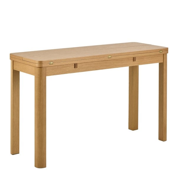 Furniture To Go Southampton Extendable Rectangular dining table in Matt Oak 45/90 x 120 cm