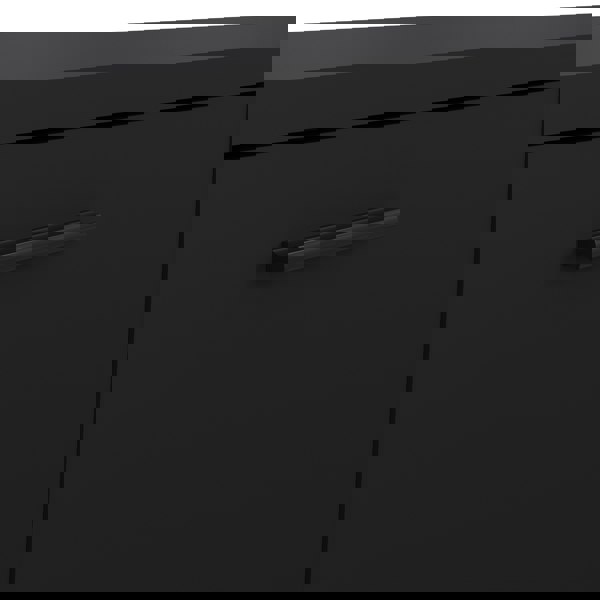 Furniture To Go Media TV Unit with 2 Doors 1 Drawer in Black