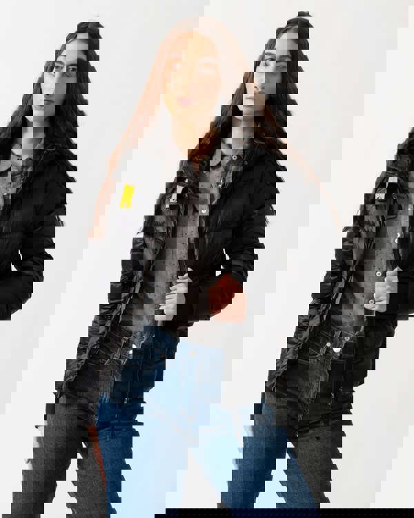 Parajumpers Mariah Womens Hooded Down Bomber - Black 541