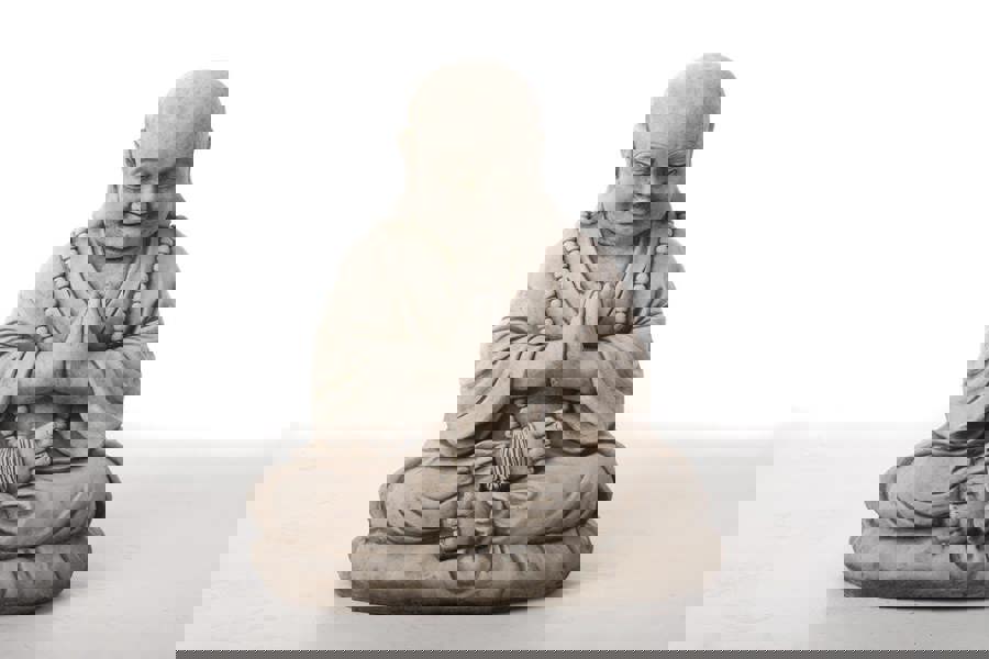 Oriental Monk Buddha Statues Set