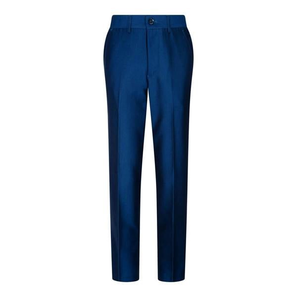 Paul Andrew Boys 3 Piece Shiny Royal Blue Classic Suit