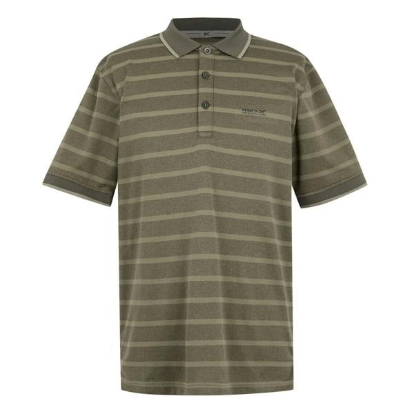 Regatta Mens Kildra Polo Shirt - Light Sage/Dark Khaki - 