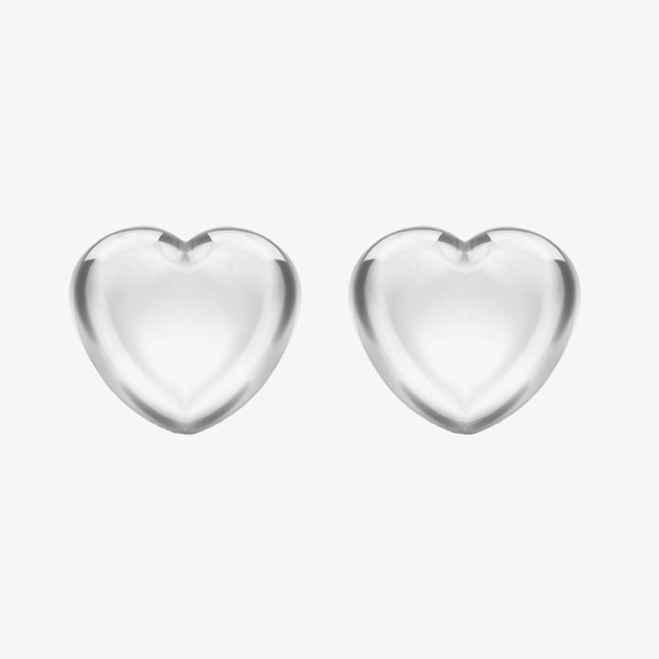 T. H. Baker Sterling Silver 5mm Heart Stud Earrings 8.55.5619
