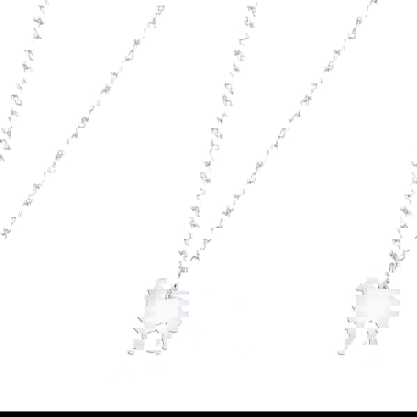 Mylee London Bernese Mountain Dog Silhouette Silver Necklace - Personalised