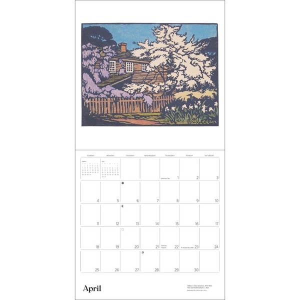 William S Rice, Arts & Crafts Block Prints Calendar 2027, Wall Calendars, Month To View, Art, Gift