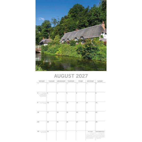 Hampshire Calendar 2027, Wall Calendars, Month To View, Travel, Gift