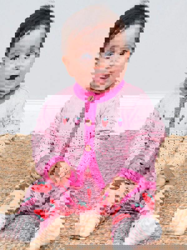 Kite Girls Organic Berry Cardi