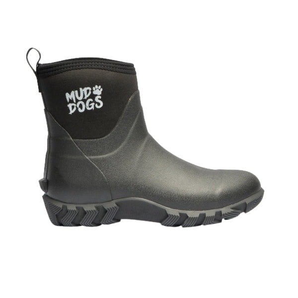 Mud Dogs RUTLAND SHORT Unisex Neoprene Wellington Boots Black