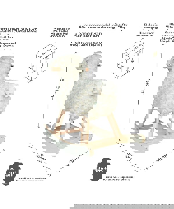 Infographic image of Lambert Rocking Sheep toy