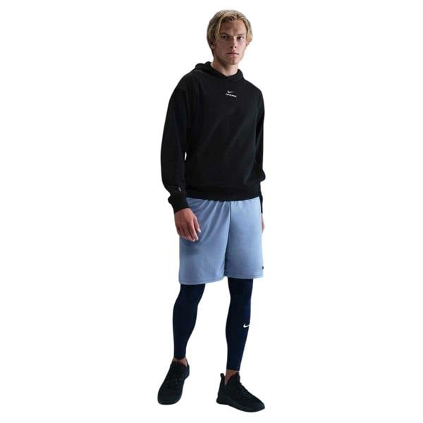 Nike Mens Pro Regular Training Pullover Hoodie - Black/White - 