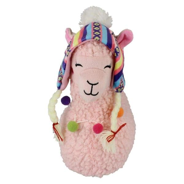 Spot On Childrens Spot On Novelty Pink Llama Slippers X2105