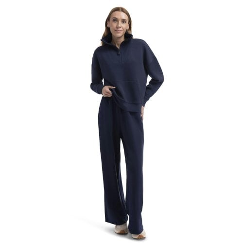 Trespass Womens Jean Half Zip Sweatshirt - Navy