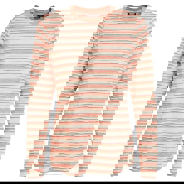 Craghoppers Womens/Ladies Akona Striped Nosilife Long-Sleeved T-Shirt - Clay - 