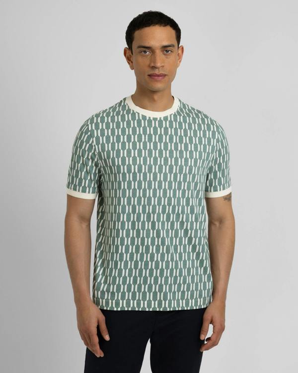 Steel & Jelly Thirza - Retro Geometric Printed T-Shirt