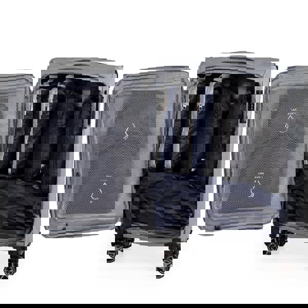 Gino Ferrari Omis Lightweight Soft Shell Suitcase with Wheels TSA Lock Hold Luggage