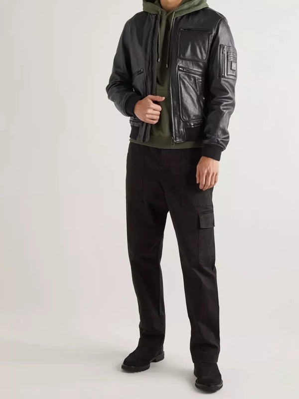 Belstaff Finsbury Leather Jacket in Small - Black