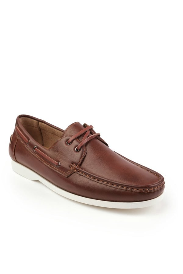 Where's That From Lucas Boat Shoes in Brown