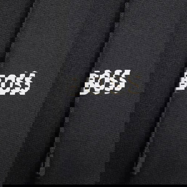 BOSS Full Zip Hooded Track Top Jacket Dark Grey