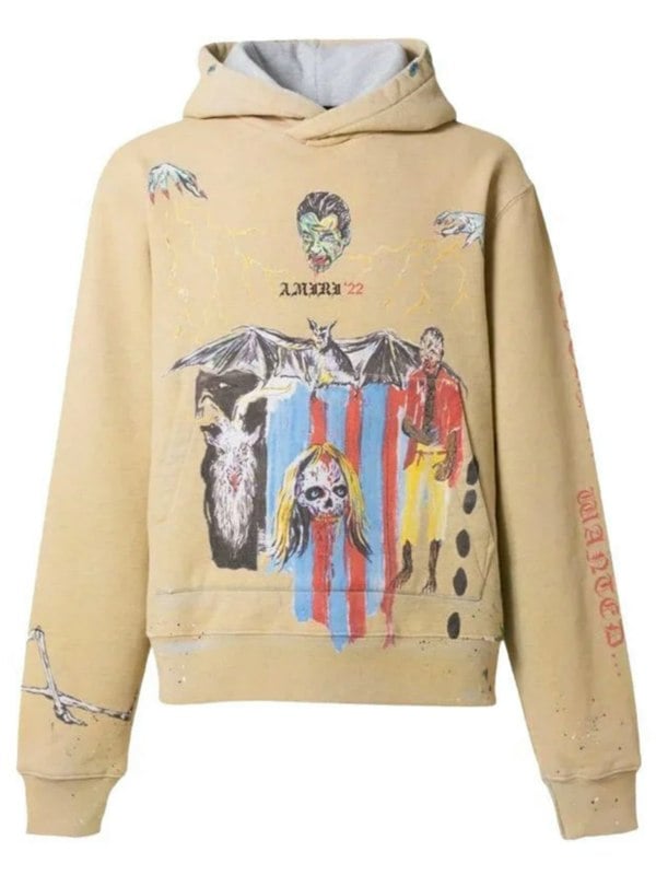 Amiri Blood 38’ Hoodie – Heather Birch