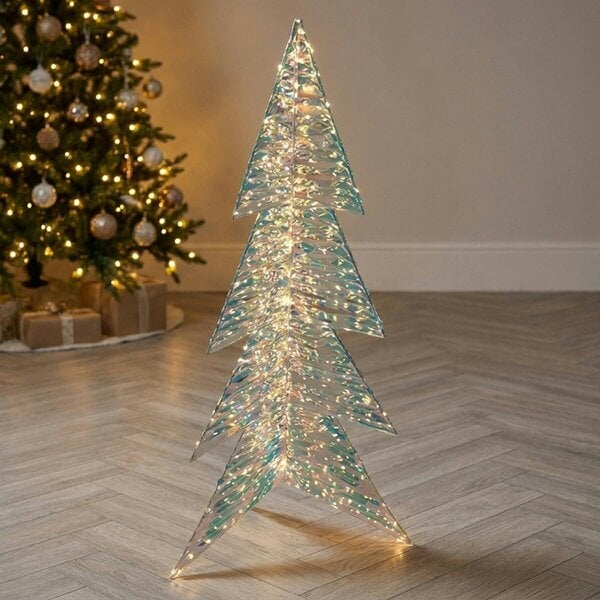 Garden Greatness Shimmering Iridescent LED Tree with 720 Lights