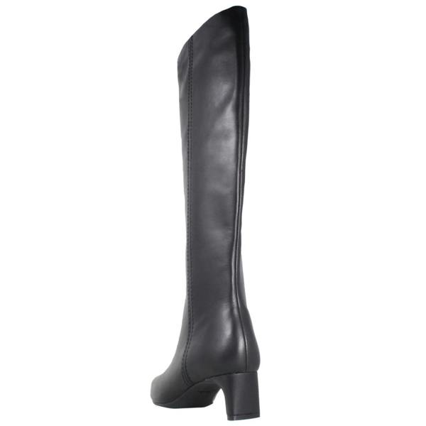 Clarks Ladies Clarks Thin Block Heeled Knee High Boots Edina Tall