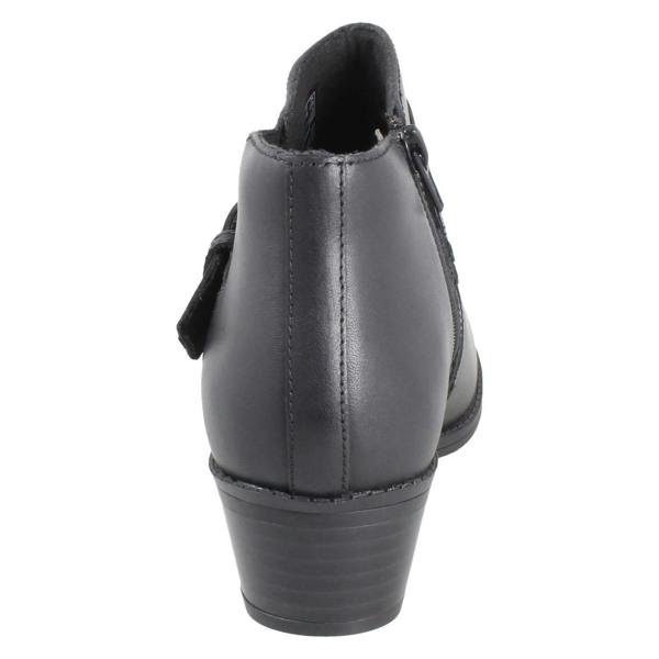 Clarks Ladies Clarks Block Heel Ankle Boots Danyelle Wish