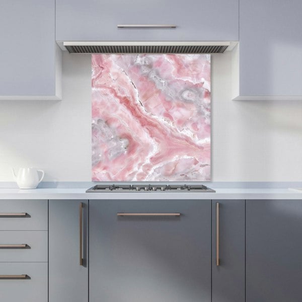 Warren Reed - Designer Pale And Grey Marble Effect Kitchen Splashback