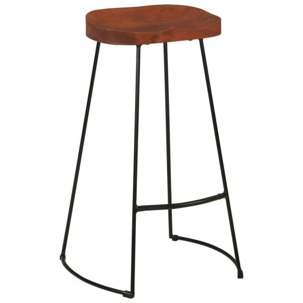 Berkfield Gavin Bar Stools 2 pcs 50x40x78 cm Solid Wood Mango