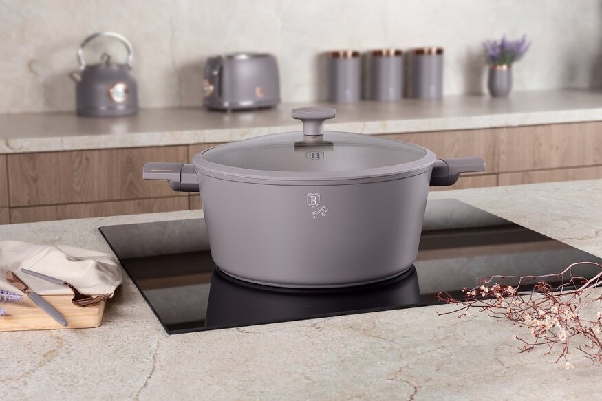 Berlinger Haus Casserole with lid, 30 cm Berlinger Haus BH8103 Taupe