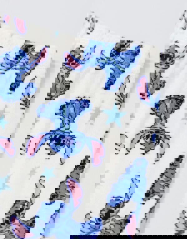 Lilo & Stitch Girls Blue Character Long Sleeve Long Leg Pyjama Set