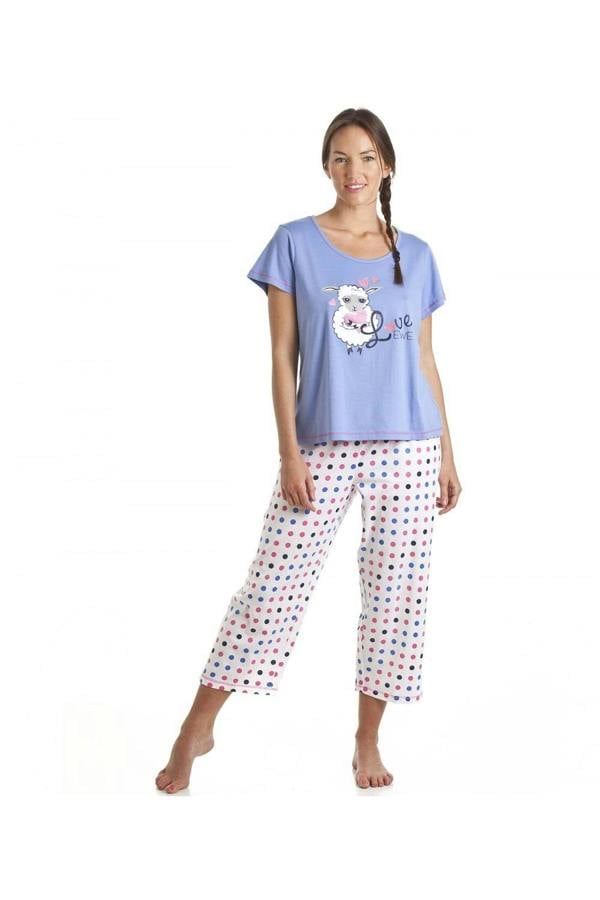 Camille Women's Short Leg Pyjama Set Nightwear
