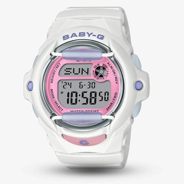 Casio Ladies Baby-G White & Pink Watch BG-169PB-7ER