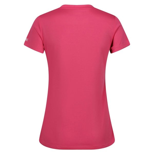 Regatta Womens/Ladies Fingal V Neck T-Shirt - Flamingo Pink