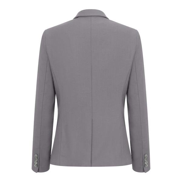 TruClothing Women's 3 Piece Tailored Fit Plain Grey Formal Office Suit