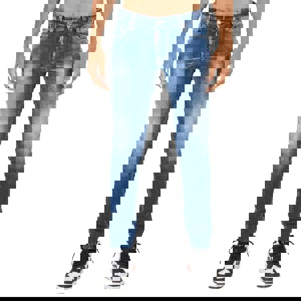 DSquared2 Mens Cropped Slim Jeans - Blue - 