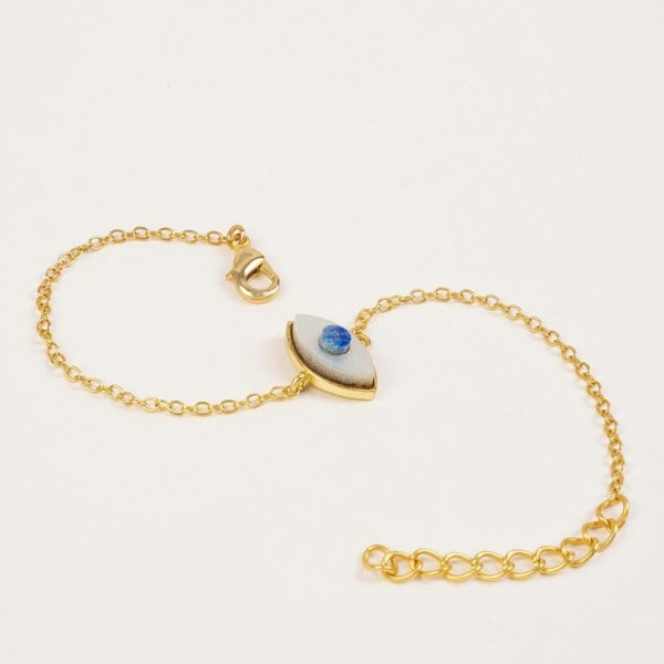 Evil Eye Bracelet Mother of Pearl - Lila Rasa