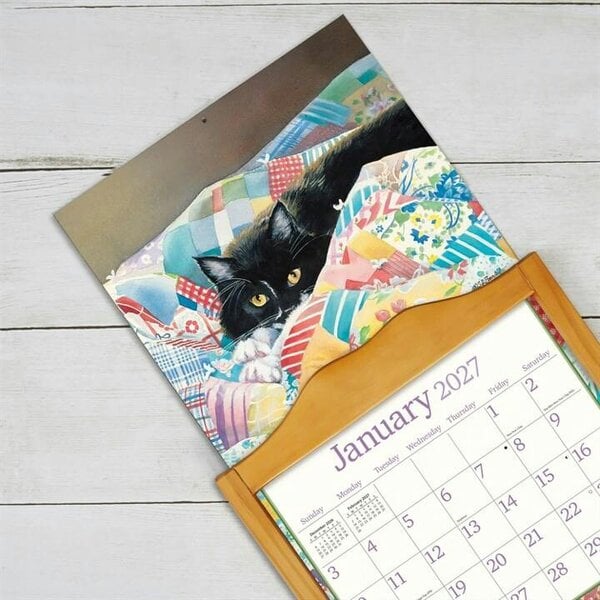 Country Living Cats In The Country Deluxe Calendar 2027, Deluxe Calendars, Month To View, Cats, Gift