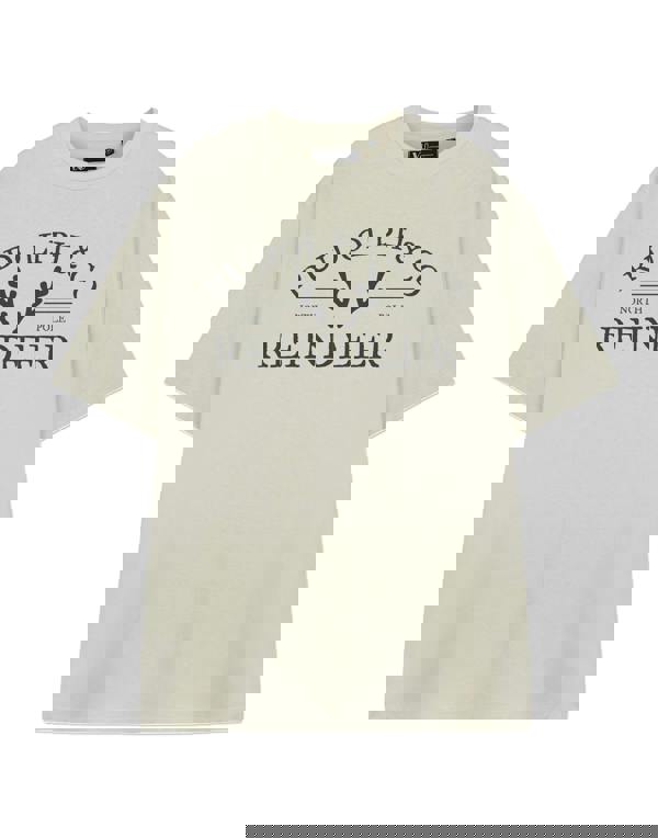 Show Me The Merch Unisex Beige Rudolph & Co Short Sleeved T-Shirt