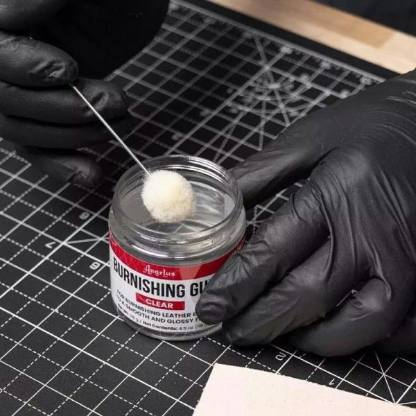 Angelus Burnishing Gum - Edge Polishing Formula for Leathercraft 4oz
