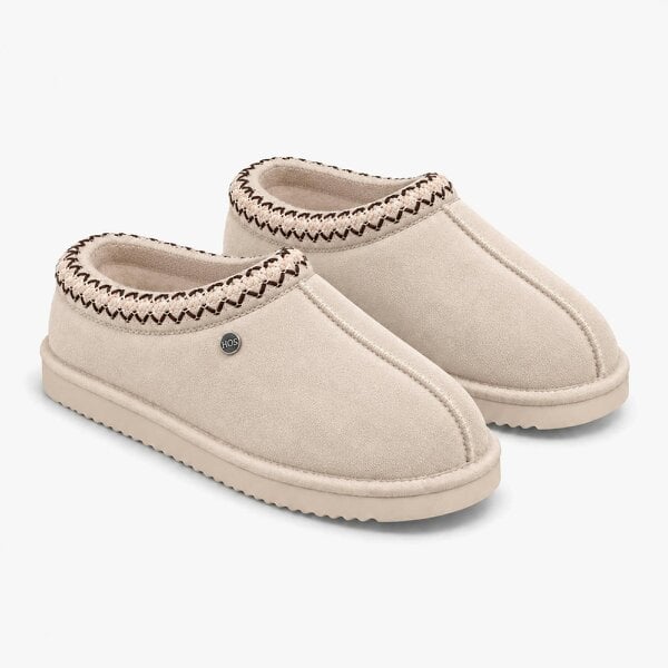 HOS Sheepskin BELLA Mules   in  Light Brown
