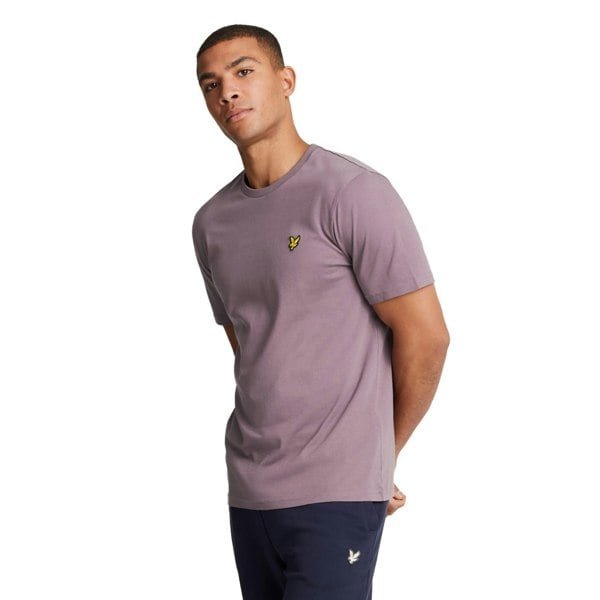 Lyle & Scott Mens Plain T-Shirt - Highland Mauve