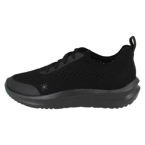 Clarks Ladies Clarks Cloudsteppers Platform Trainers - Solevana Tie