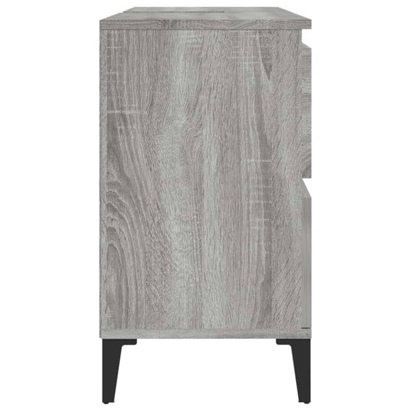 Berkfield Sink Cabinet Grey Sonoma 80x33x60 cm Engineered Wood