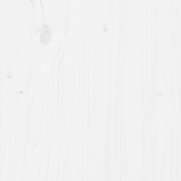 Berkfield Bed Frame White Solid Wood 90x190 cm Single